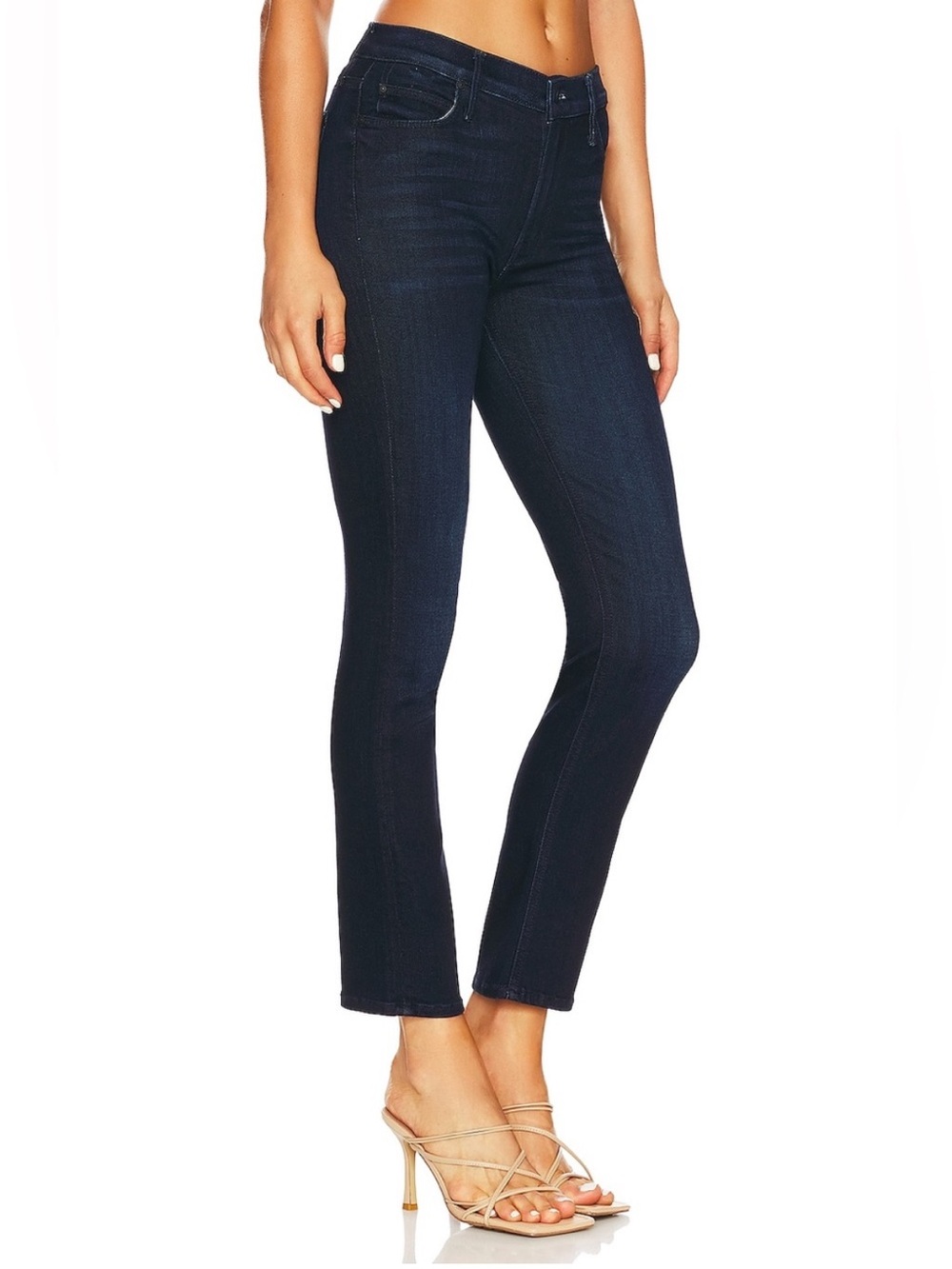 Mother Mid Rise Dazzler Ankle Stretch Jeans Now Or Never Size 30 - Picture 14 of 14